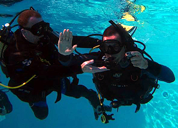 Open Water referral with Southampton Scuba Diving ken teaching open water referral